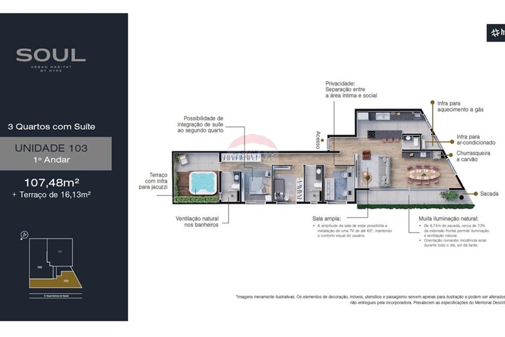 Apartamento - Venda - Curitiba , Paraná - soul-planta-1.jpg - 560321139-13