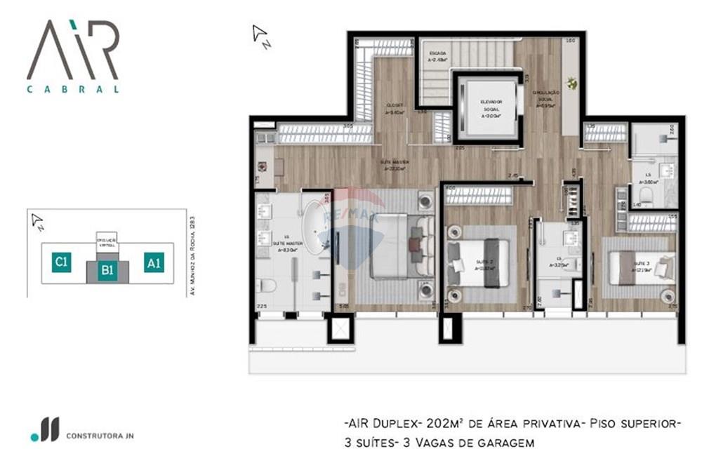 Duplex - Venda - Curitiba , Paraná - piso superior duplex - 2B.JPG - 560471005-16