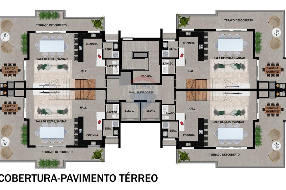 Apartamento - Venda - Curitiba , Paraná - 05-COBERTURA PAVIMENTO TÉRREO.jpg - 560321139-14