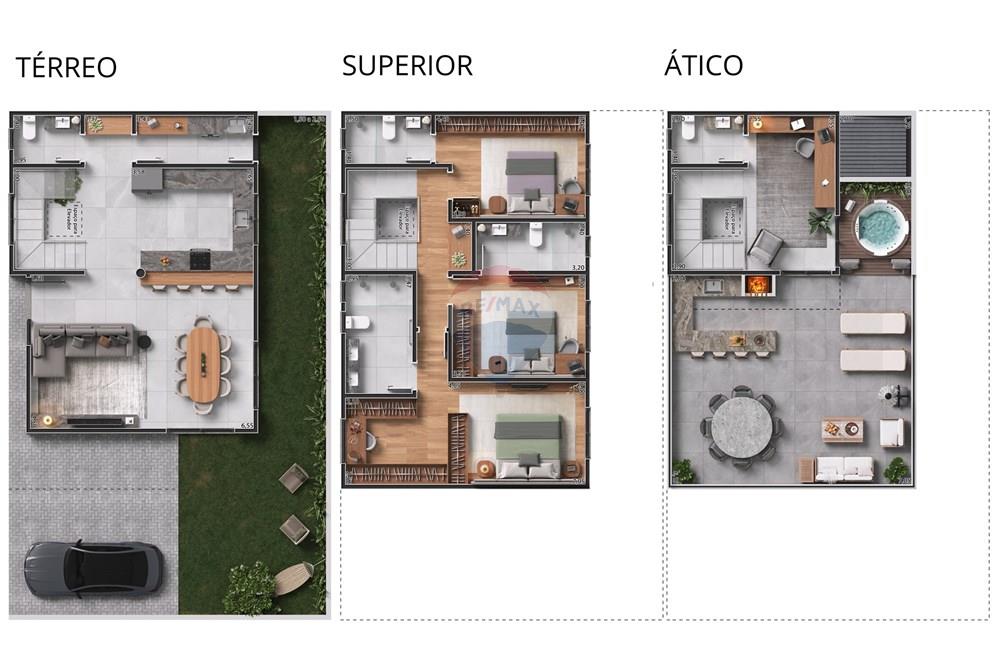 Casa de Condomínio - Venda - Curitiba , Paraná - PLANTAS BELVEDERE jpg.jpg - 560411086-12