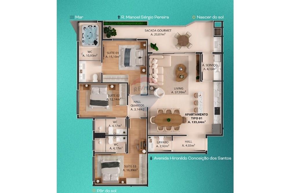 Apartamento - Venda - Porto Belo , Santa Catarina - panta tipo 1.jpg - 560351022-82