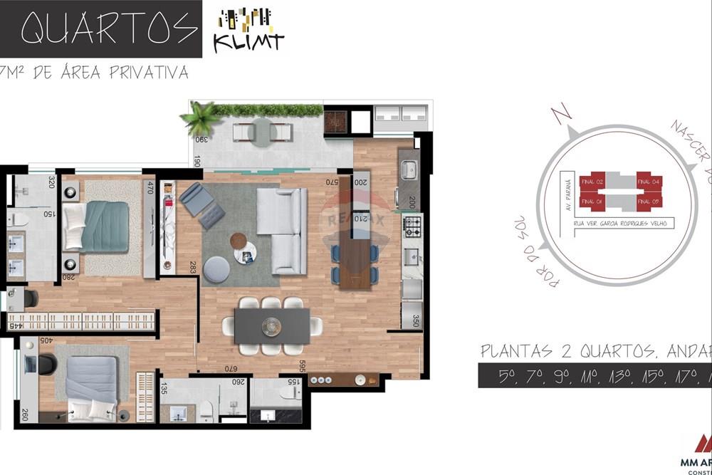 Apartamento - Venda - Curitiba , Paraná - 2 QUARTOS - FINAIS 1, 2, 4 e 5.jpg - 560411086-11