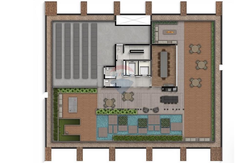 Office - For Sale - Curitiba , Paraná - 06 JHF Hórus Business - planta rooftop.jpg - 560411070-1