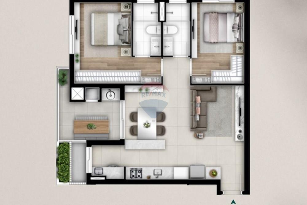 Apartamento - Venda - Curitiba , Paraná - ROSANI PLANTA HUMANIZADA 25 T 1 GAIA image.jpg - 560411086-24