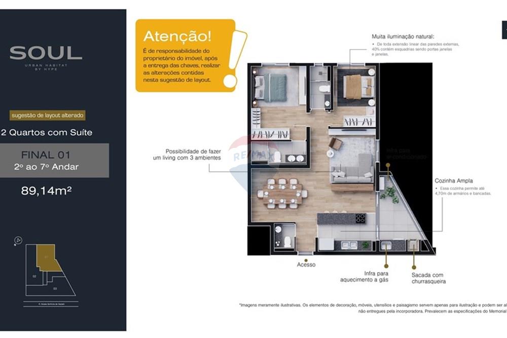 Apartamento - Venda - Curitiba , Paraná - soul-planta-15.jpg - 560321139-13