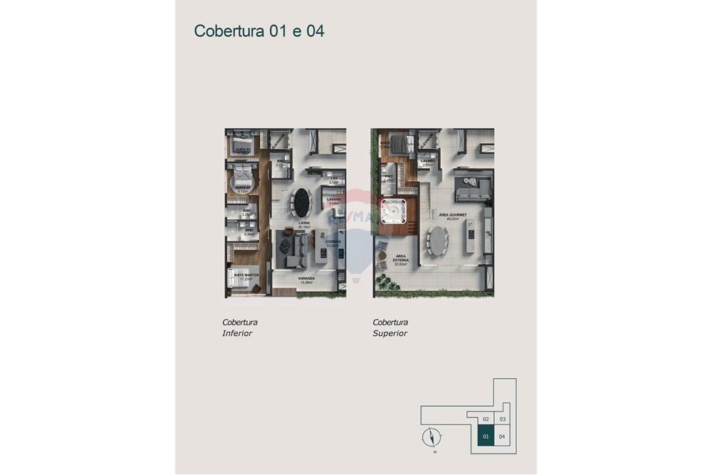 Cobertura - Venda - Curitiba , Paraná - 1000377634.jpg - 560461002-51