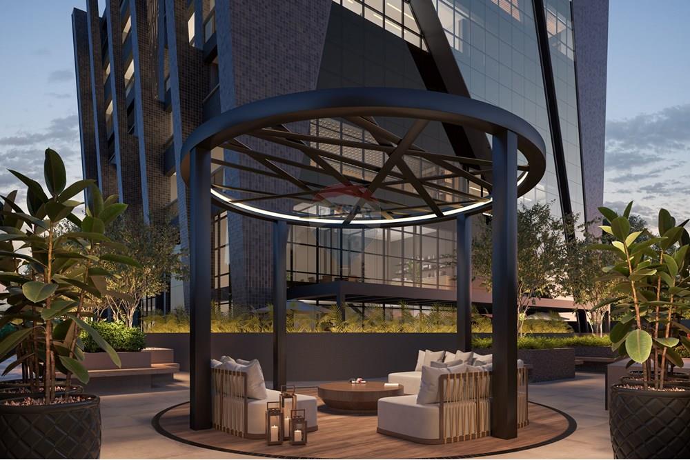 Office - For Sale - Curitiba , Paraná - 02 JHF Hórus Business - gazebo térreo.jpg - 560411070-1