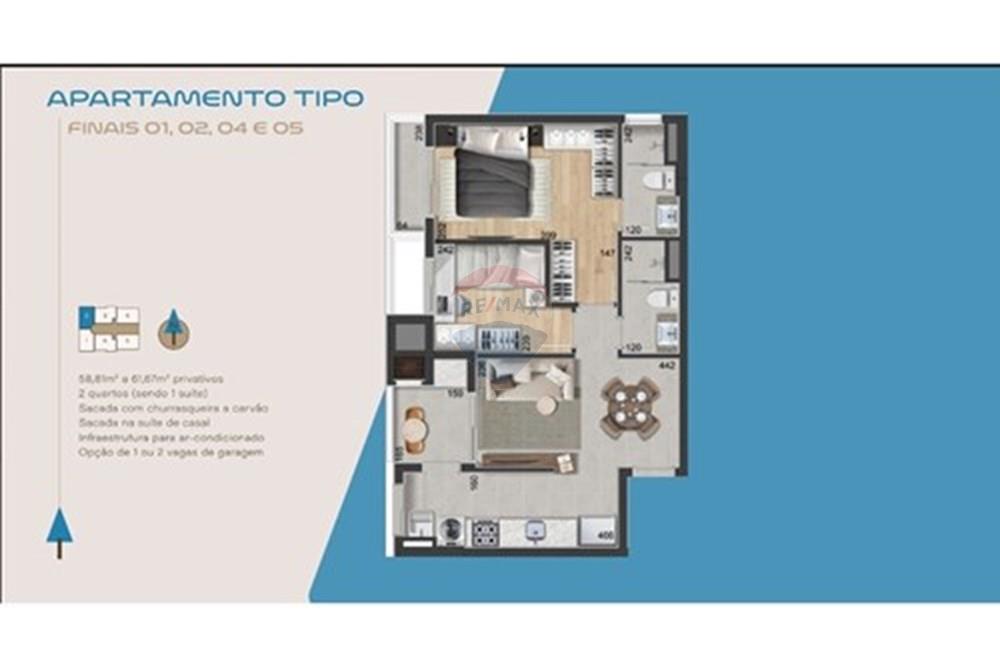 Apartamento - Venda - Curitiba , Paraná - PLANTA BAIXA PINE BLUE ''.jpg - 560411087-4