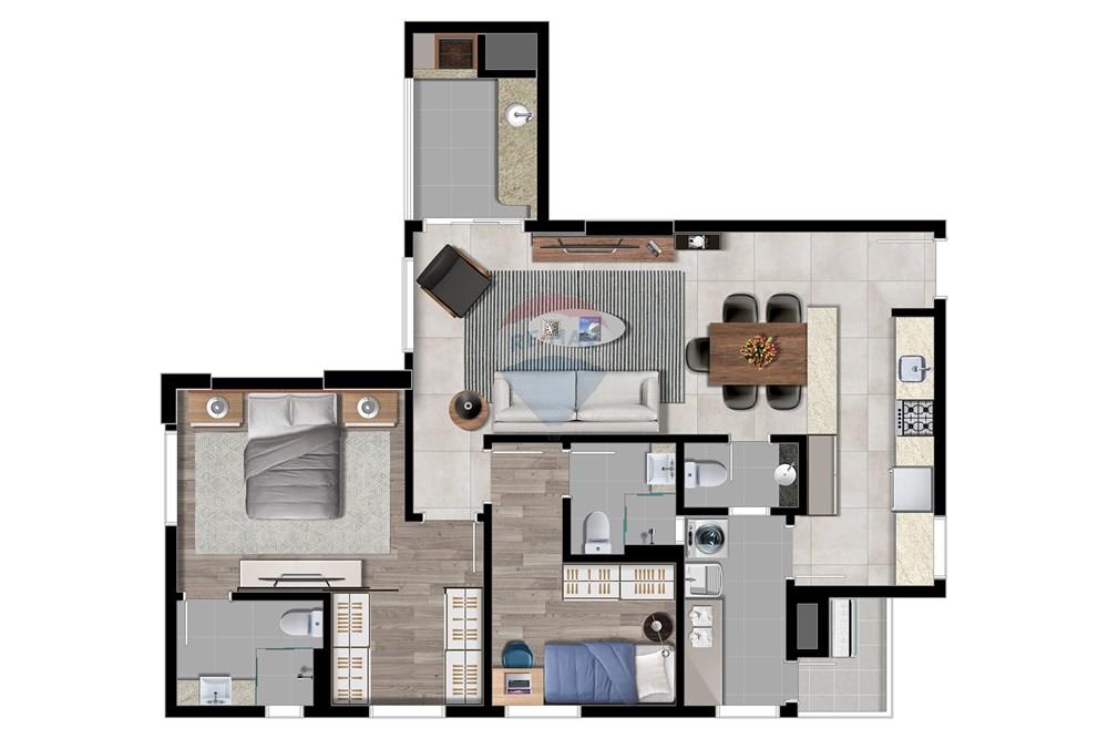 Apartamento - Venda - Curitiba , Paraná - VIVANCE PLANTAS (TIPO E) ALTERADA.jpg - 560411086-16