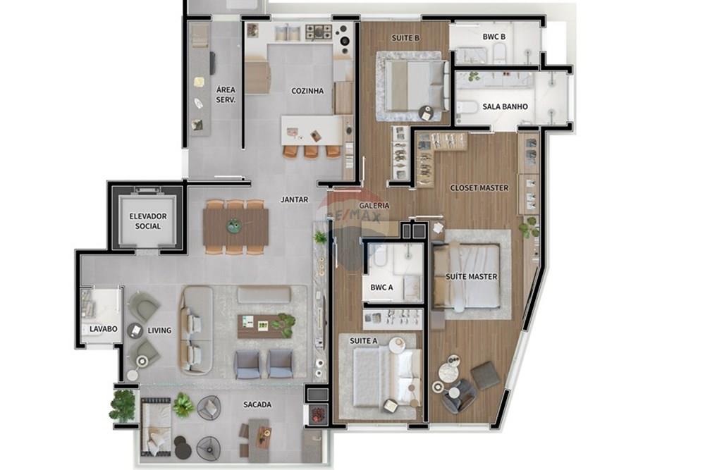 Apartamento - Venda - Curitiba , Paraná - PLANTA TIPO 02.jpg - 560321178-1