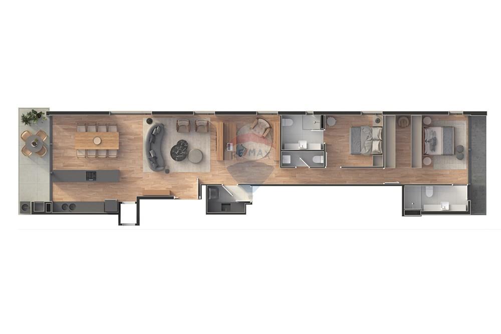 Apartamento - Venda - Curitiba , Paraná - LSVG_08_PLANTA_HUMANIZADA_APTO_TIPO_B_VARIACAO_V05.jpg - 560461002-55