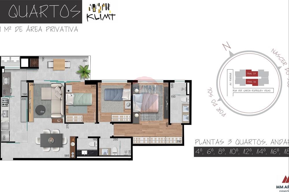 Apartamento - Venda - Curitiba , Paraná - 3 QUARTOS - FINAIS 3 e 6.jpg - 560411085-2
