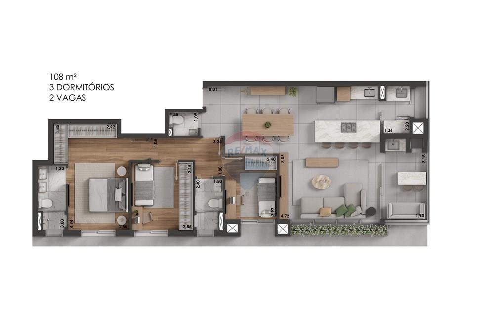 Apartamento - Venda - Curitiba , Paraná - J101_PH_38_APTO_TIPO_FINAL_01_TIPO_C.jpg - 560461002-5