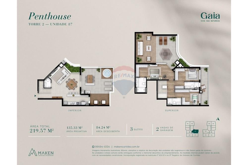 Cobertura - Venda - Curitiba , Paraná - GAIA 87 T2 .....709beba1-0a11-42cd-acd5-0c2c706c73bf.jpg - 560411086-9