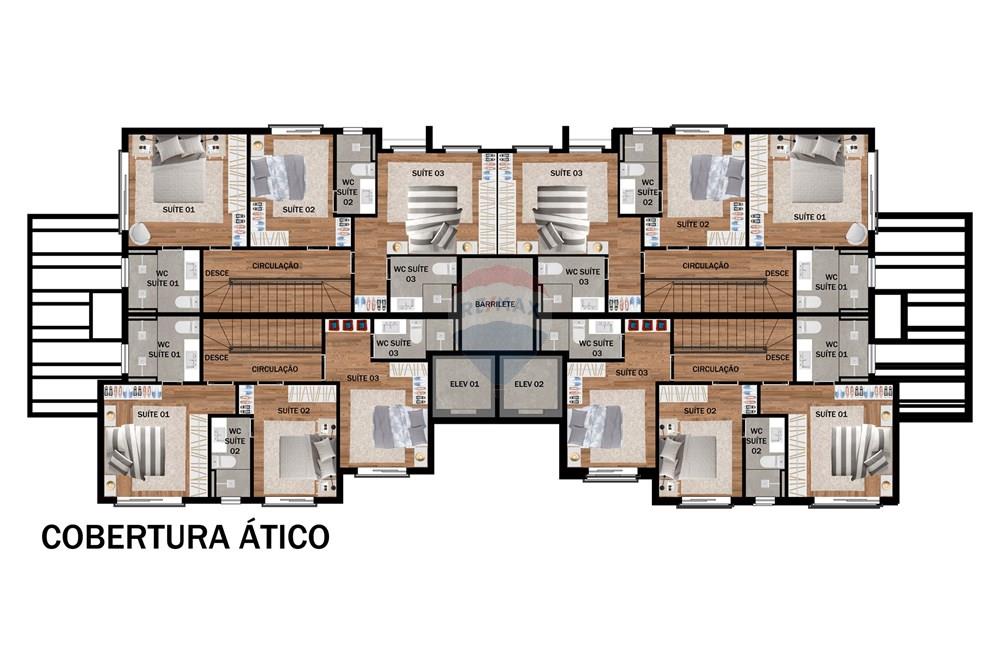 Apartamento - Venda - Curitiba , Paraná - 06-COBERTURA ÁTICO.jpg - 560321139-14