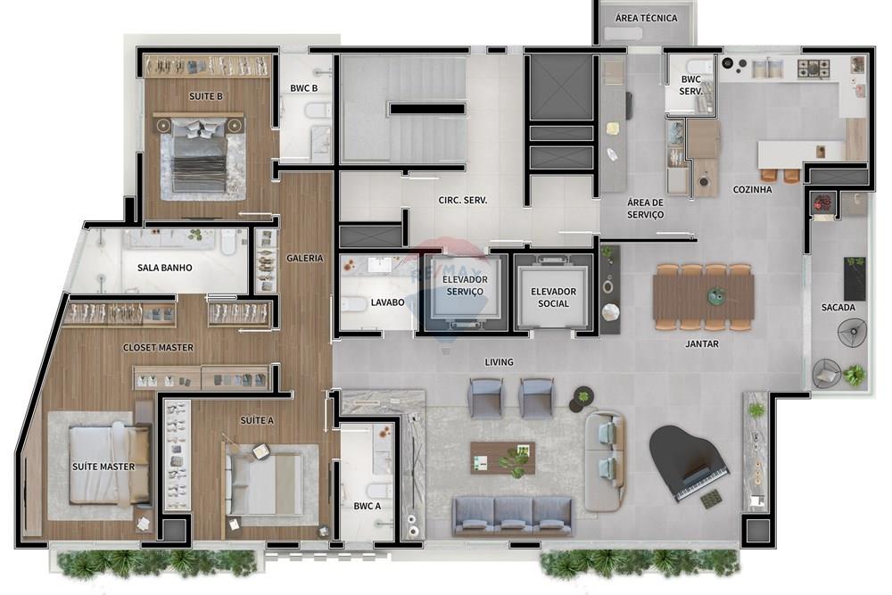 Apartamento - Venda - Curitiba , Paraná - PLANTA 01 POR ANDAR - OPÇÃO 02.jpg - 560321178-1