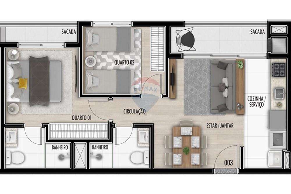 Apartamento - Venda - Curitiba , Paraná - Torre_Ferrara_final_03.jpg - 560461002-32