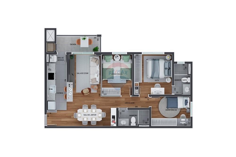 Apartamento - Venda - Curitiba , Paraná - FyrStudio-PiemonteBacacheri-22-PlantaHumanizada-ApTipo02-FINAL-Cotas.jpg - 560461002-33