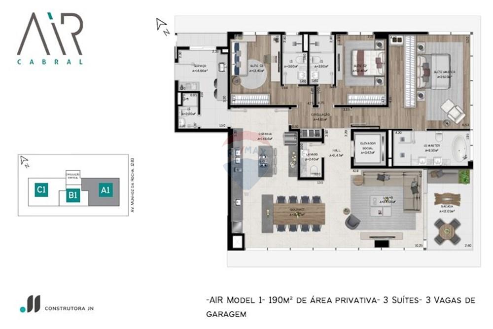 Apartamento - Venda - Curitiba , Paraná - planta 2A.JPG - 560471005-15