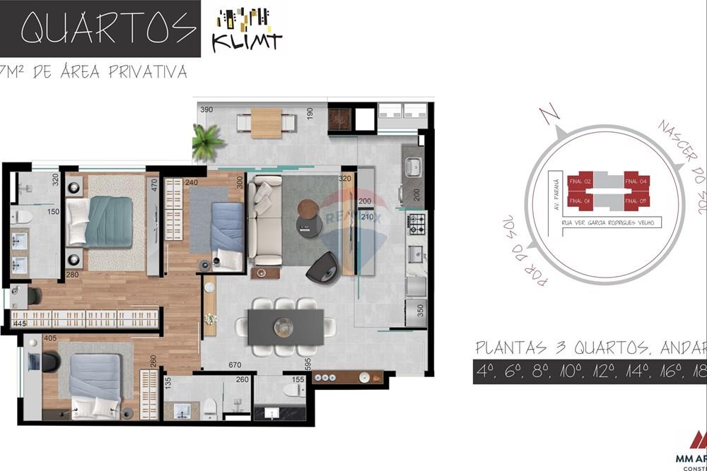 Apartamento - Venda - Curitiba , Paraná - 3 QUARTOS - FINAIS 1, 2, 4 e 5.jpg - 560411087-1