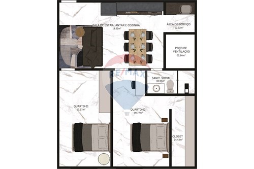 Venda-Apartamento-Cajueiro , Santo Antônio de Jesus , Bahia , 44430622-580341025-105