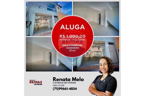 Alugar-Cj. Comercial/ Sala-Rua Orlando Imbassahy , 203  - em frente a praça  - Stella Maris , Salvador , Bahia , 41600200-580761015-14