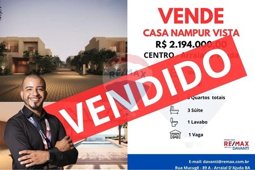 Venda-Casa de Vila-BA-986 , 320  - Arraial D'Ajuda , Porto Seguro , Bahia , 45816000-580581034-61