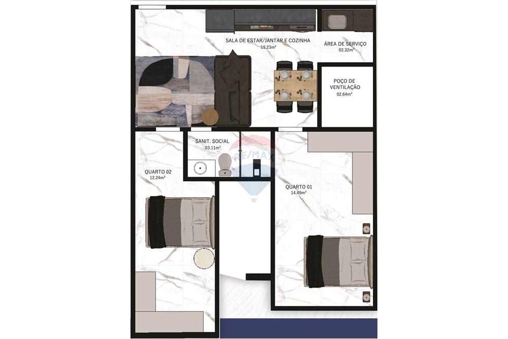 Apartamento - Venda - Santo Antônio de Jesus , Bahia - BOOK - RESIDENCIAL LISBOA-102.jpg - 580341025-126