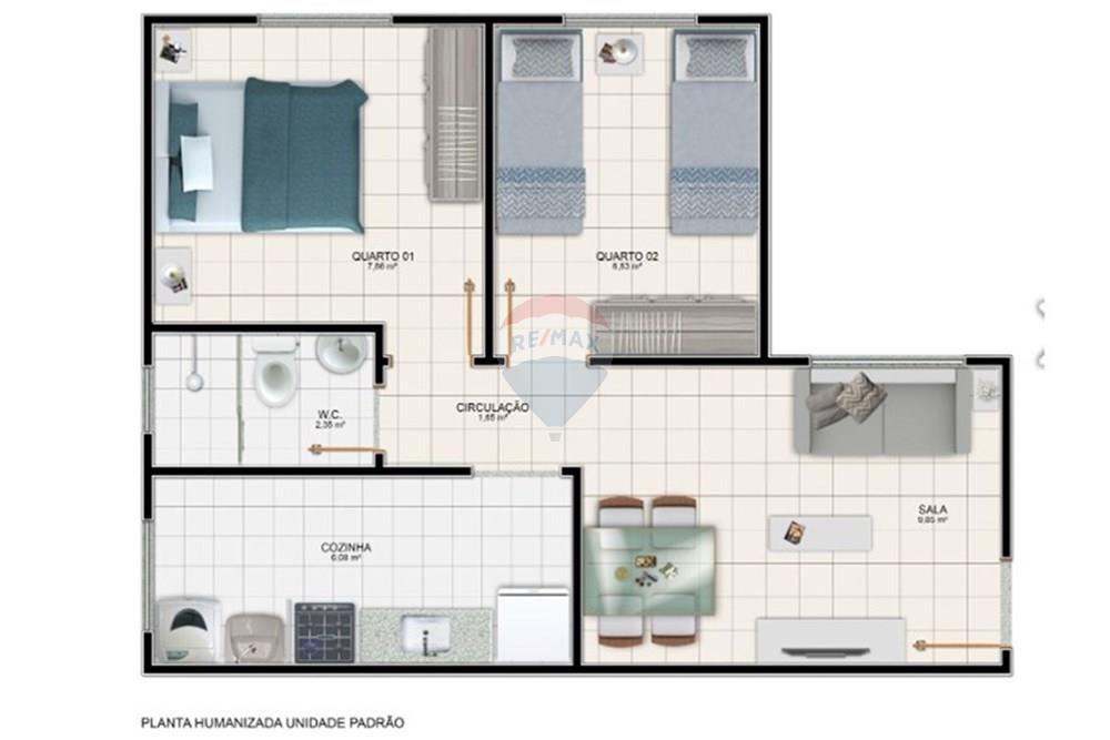 Apartamento - Venda - Feira de Santana , Bahia - Planta Humanizada.jpg - 580891012-2