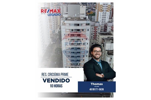 Venda-Apartamento-Rua Pedro Beneton , 563  - Residencial Criciúma Prime  - Centro , Criciúma , Santa Catarina , 88802070-590311013-145