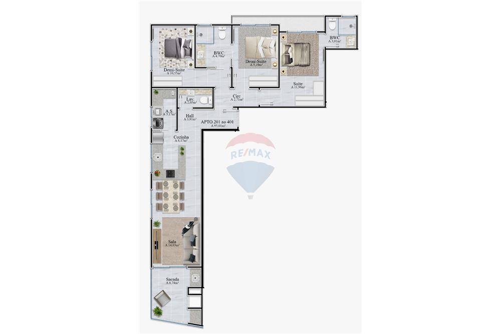 Apartamento - Venda - Governador Celso Ramos , Santa Catarina - 30 - 590131009-264