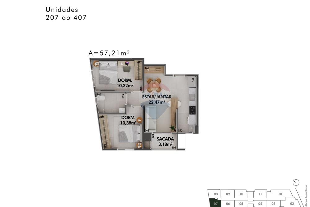 Apartamento - Venda - Florianópolis , Santa Catarina - UNIDADE TIPO 03.jpg - 590511017-46