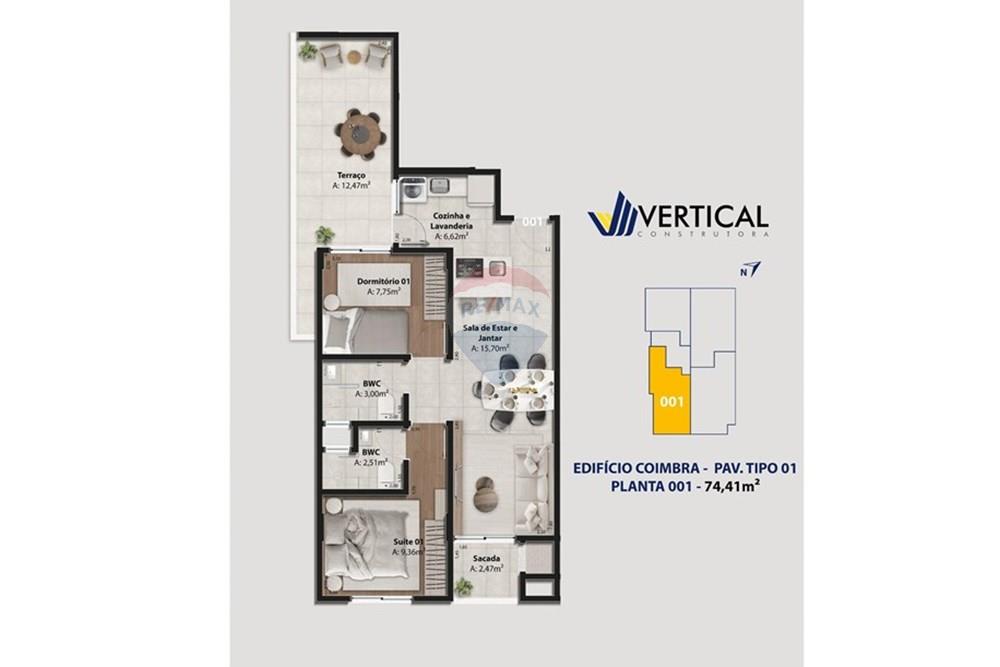 Apartamento à venda com 2 quartos, 32m² - Foto 10