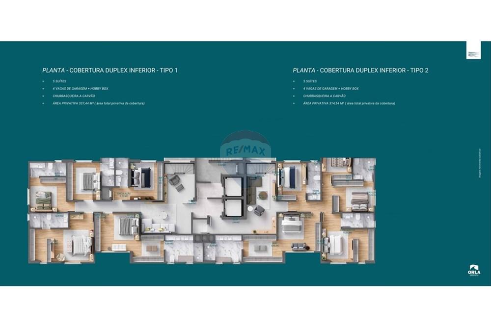 Cobertura - Venda - Balneário Camboriú , Santa Catarina - planta cobertura duplex inferior.jpeg - 590321047-9