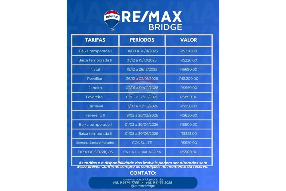 Apartamento - Alugar - Florianópolis , Santa Catarina - Cópia de TARIFAS.jpg - 590511002-56