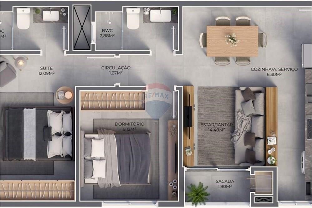 Apartamento - Venda - Florianópolis , Santa Catarina - Foto do Quarto.jpg - 590511004-7