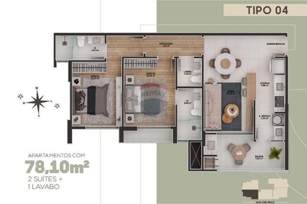 Apartamento - Venda - Itajaí , Santa Catarina - Tipo_4.jpg - 590321047-38