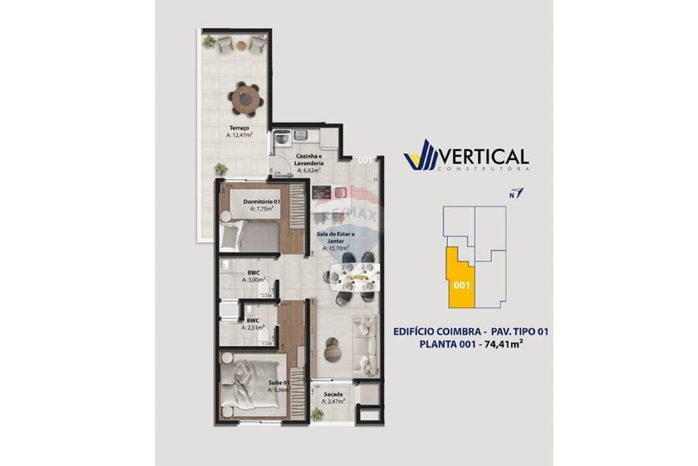 Apartamento à venda com 2 quartos, 32m² - Foto 20