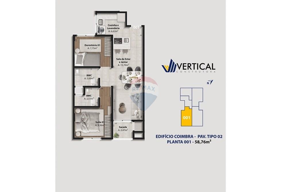 Apartamento à venda com 2 quartos, 32m² - Foto 6