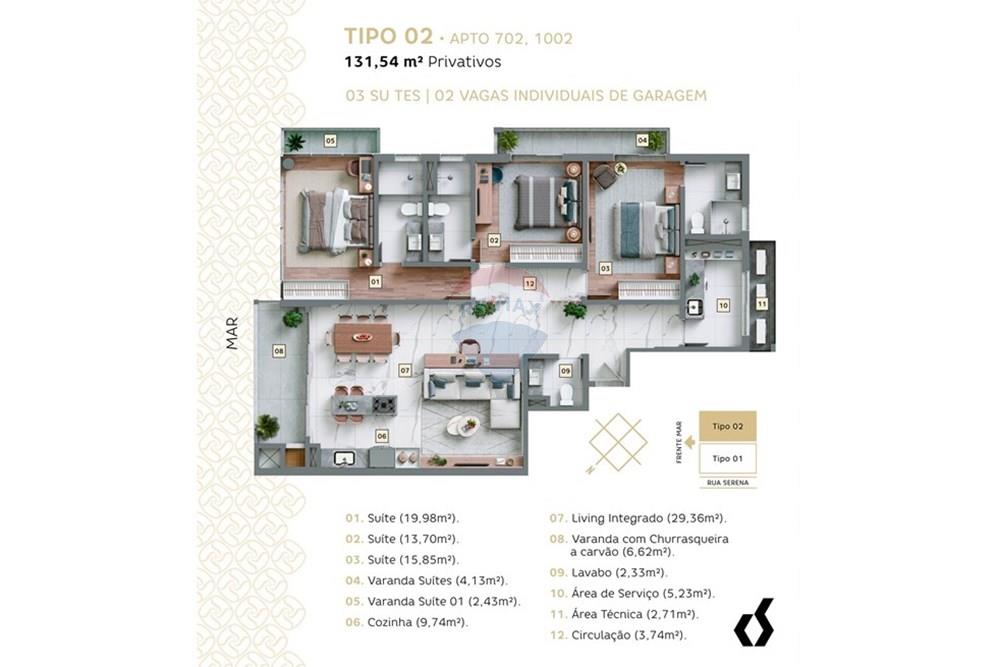 Apartamento - Venda - Balneário Piçarras , Santa Catarina - 702.jpg - 590091046-40