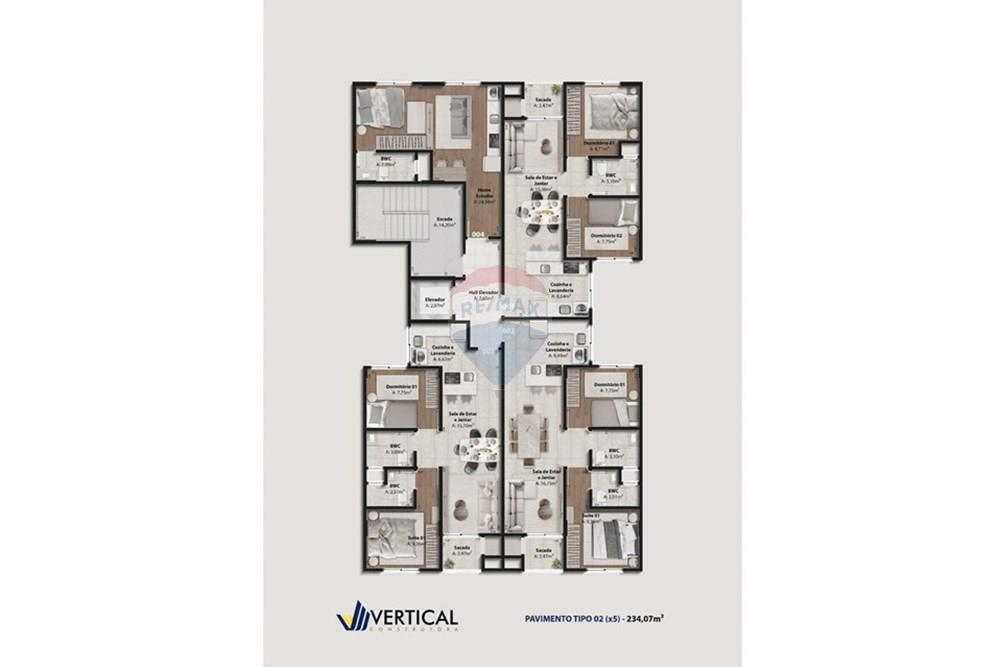 Apartamento à venda com 2 quartos, 32m² - Foto 5