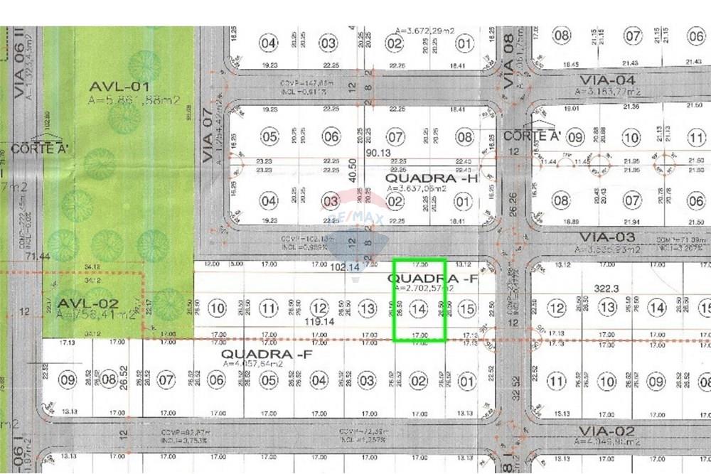 Terreno - Venda - Florianópolis , Santa Catarina - Planta aproximada quadra F.jpg - 590101030-21