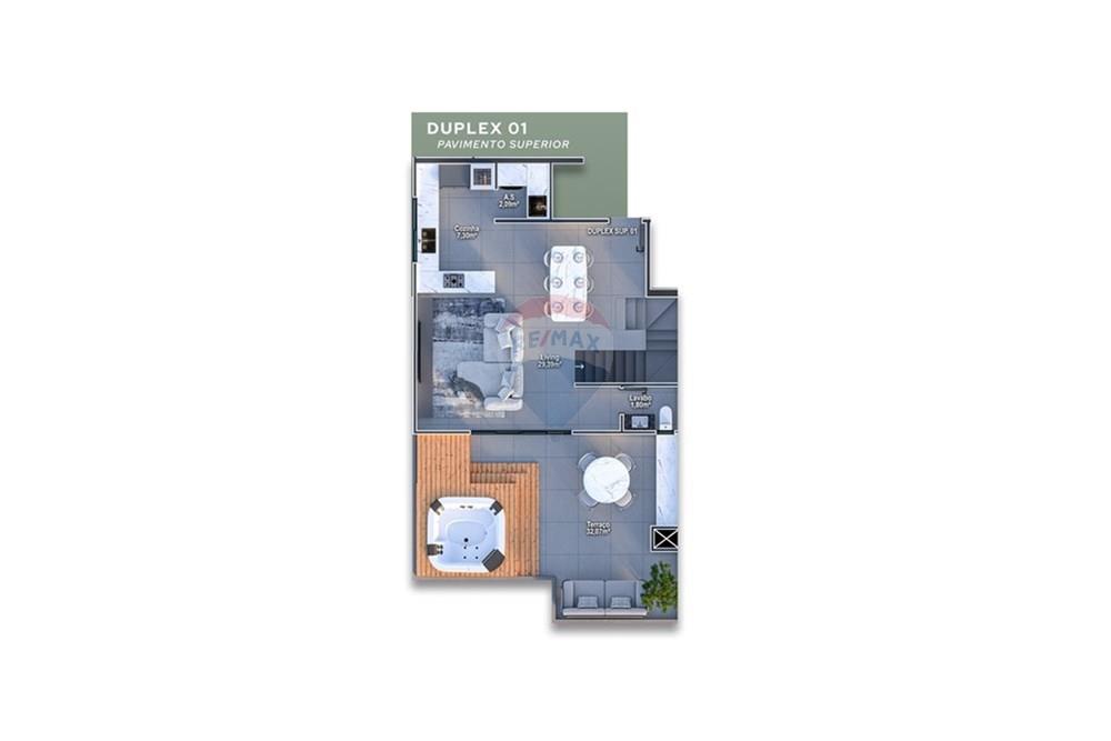 Apartamento - Venda - Itajaí , Santa Catarina - 020_-_024_-_SEDREZ_EMP_-_URBAN_LIFE_-_PVTO_DUPLEX_SUP_01.jpeg - 590321047-37