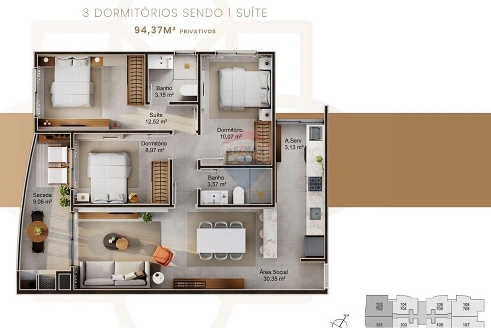 Apartamento - Venda - Florianópolis , Santa Catarina - 102 jd do o riente.jpg - 590511022-5