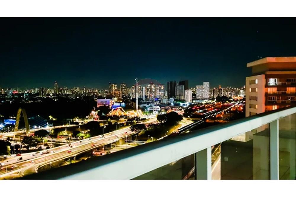 Apartamento - Alugar - São Paulo , São Paulo - 3 VISTA NOTURNA DA VARANDA.jpg - 601971014-205