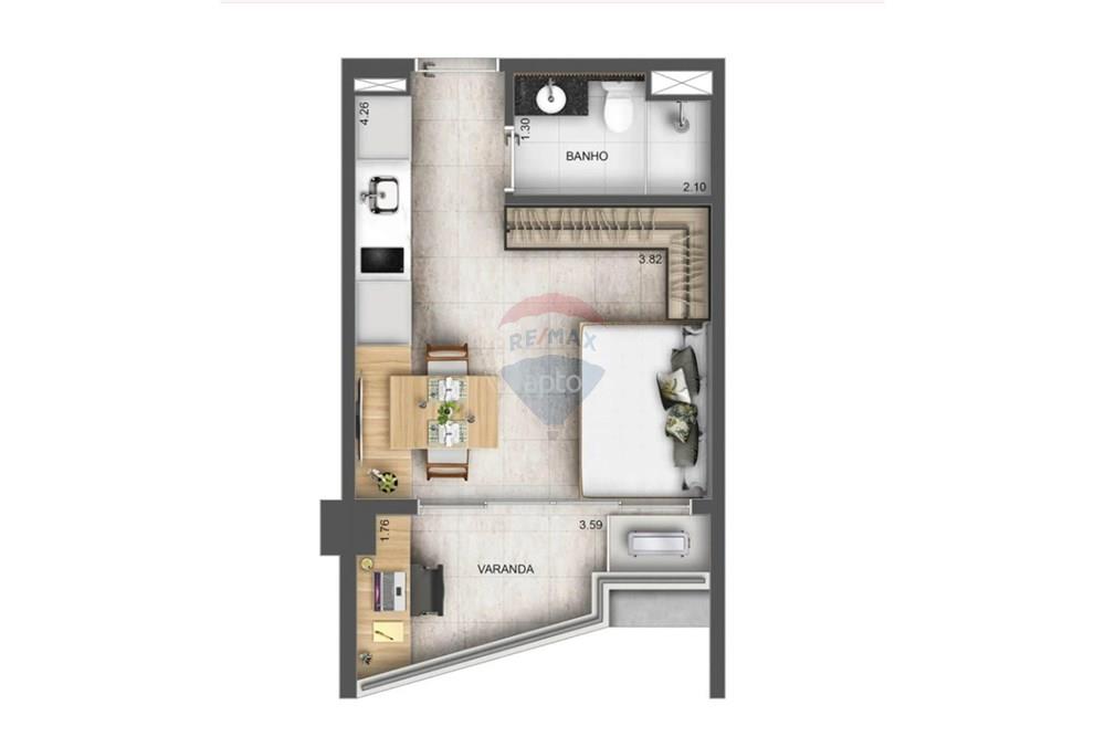 Studio - Venda - São Paulo , São Paulo - planta jpg.jpg - 601361052-100