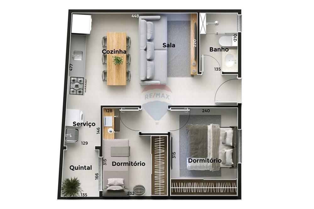 Apartamento - Alugar - São Paulo , São Paulo - Planta-Apto.-03-e-13-40m2-2-dorm.-1-wc-quintal.jpeg - 601451034-30