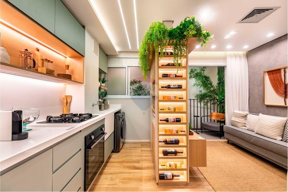 Apartamento - Venda - São Paulo , São Paulo - 2c sala e cozinha.jpg - Cozinha da sala de estar - 601081013-39