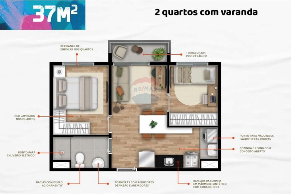 Apartamento à venda com 1 quarto, 24m² - Foto 4