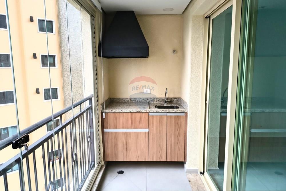 Apartamento - Alugar - São Paulo , São Paulo - varanda goumet com cortina de vidro.jpeg - 602291054-14